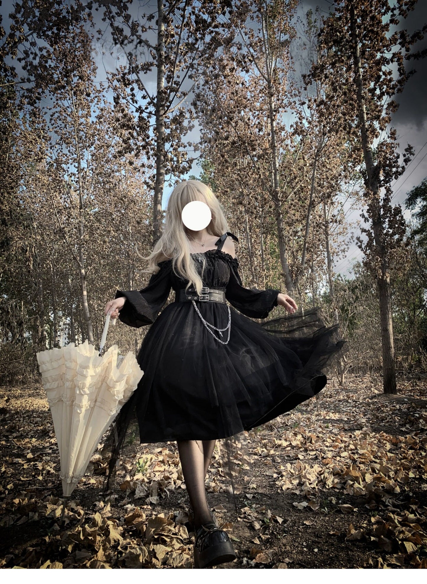 Plus Size♥OP Dress♥ Ready to Ship♥Black Devil Gothic Lolita Dress