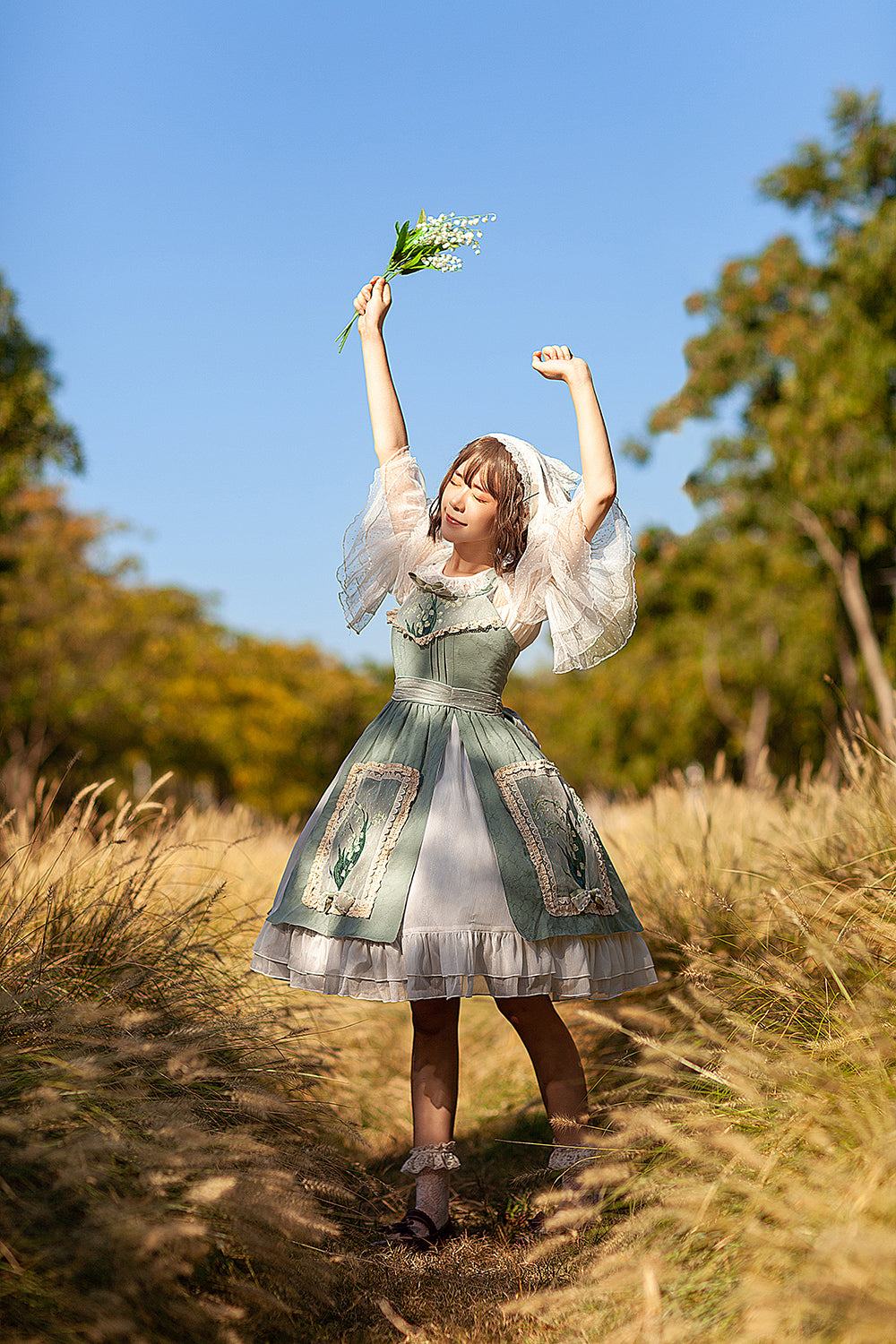 JSK Dress♥Ready to Ship♥ Lily of the Valley♥ Classic Lolita Dress