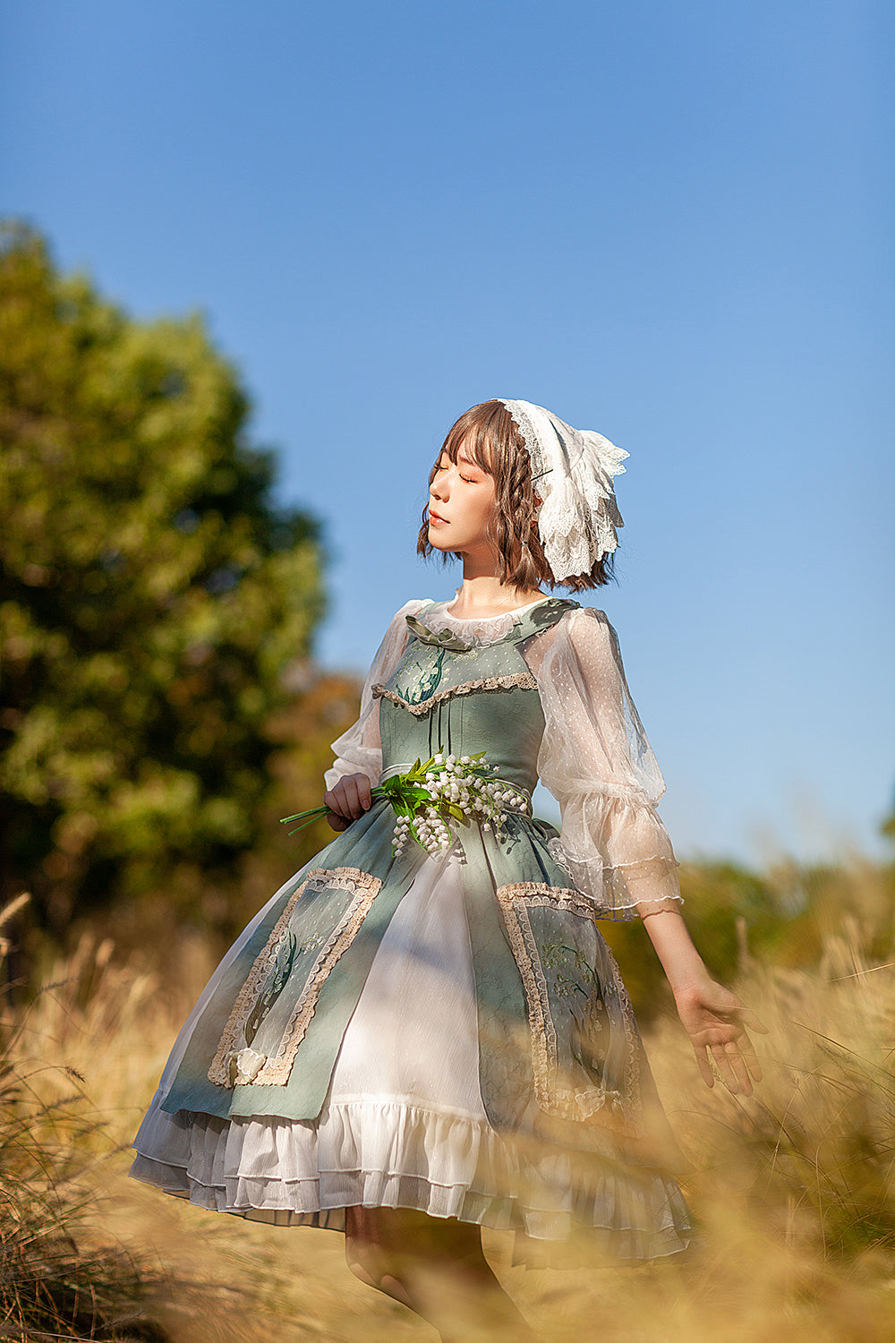 JSK Dress♥Ready to Ship♥ Lily of the Valley♥ Classic Lolita Dress