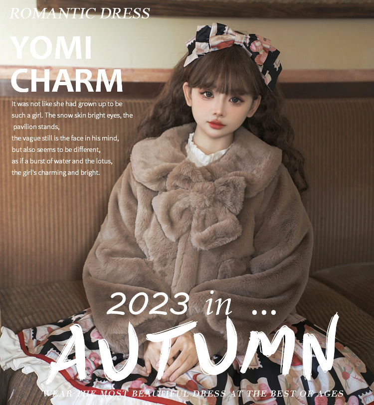 Fuzzy Winter Coats♥Ready to Ship♥Fuzzy Long sleeves Lolita Coat