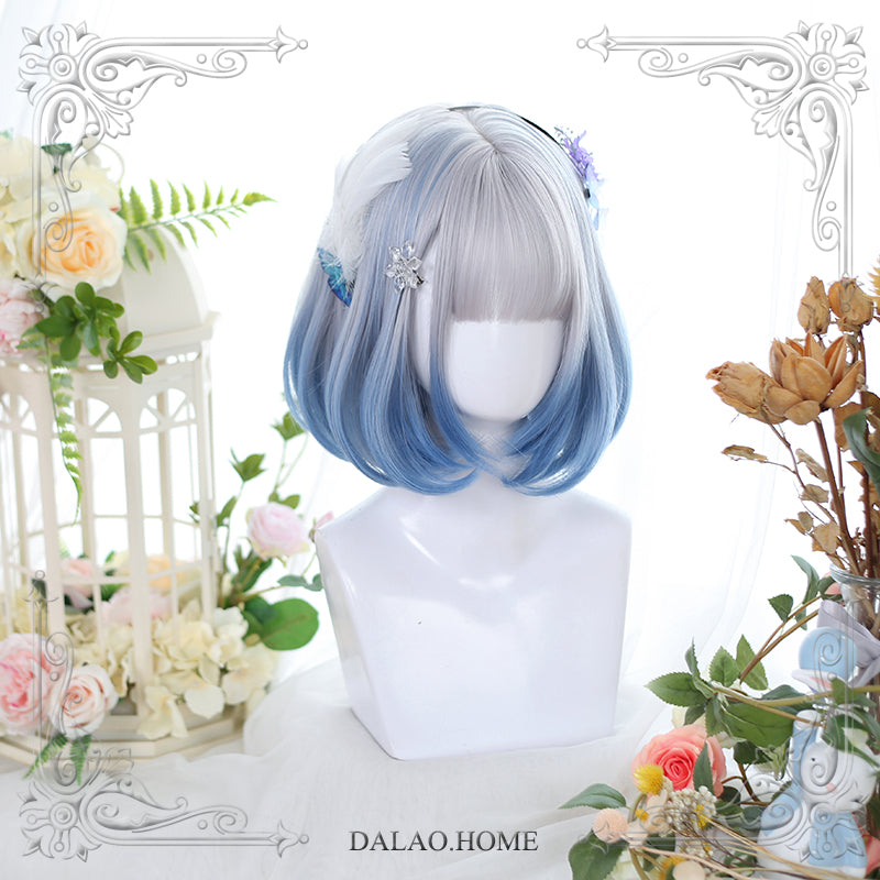 Buckle Short See-through Banged Wig