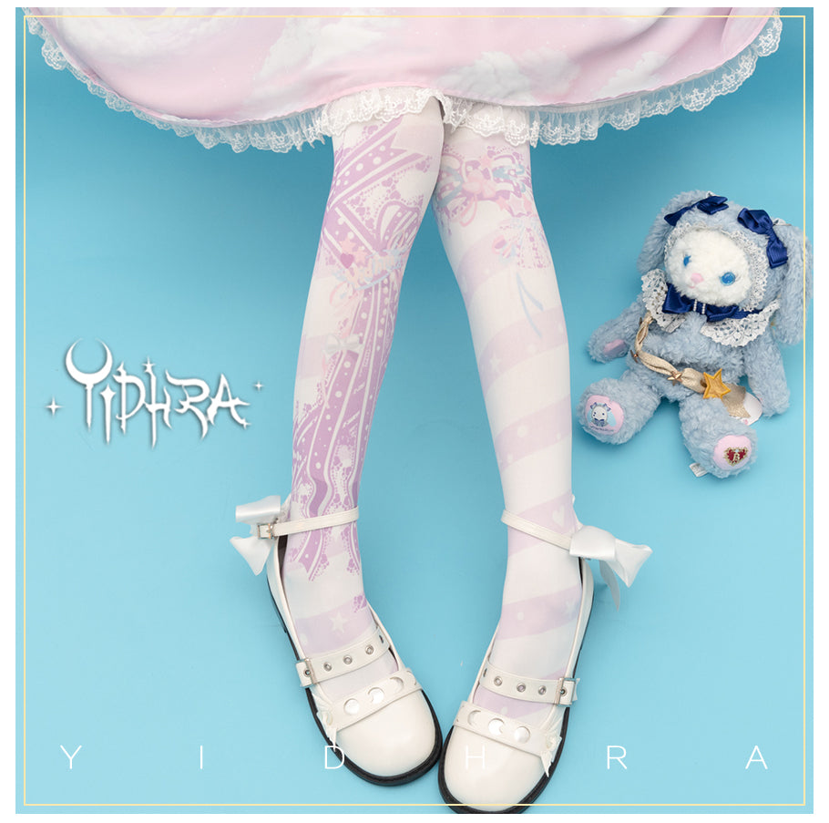 Macaron Gift Box Lolita Tights By Yidhra