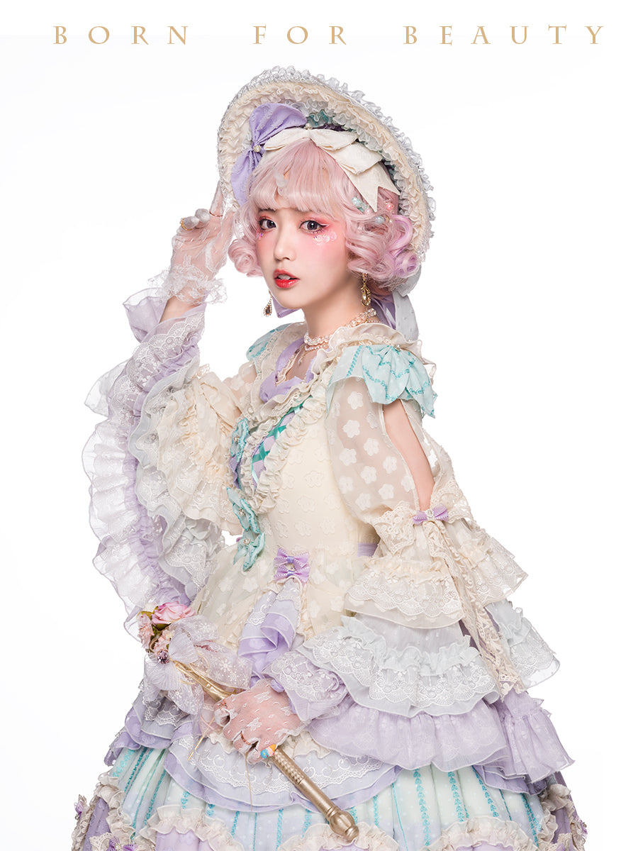 OP Dress ♥Ready to Ship♥Rainbow Bubble ♥Romantic Lolita Dress