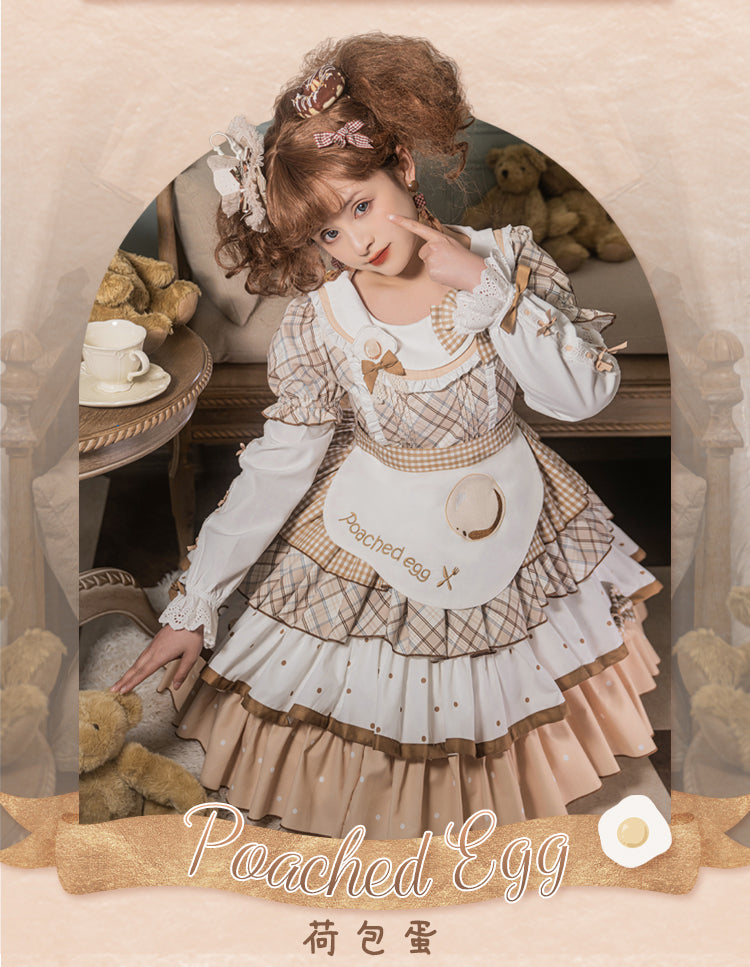 OP♥Ready to Ship♥Poached Egg♥Sweet Lolita Dress