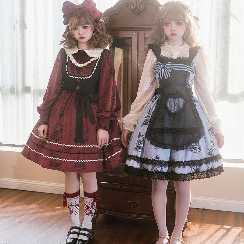 OP/ JSK♥ Ready to Ship♥Puppet Rabbit♥Sweet Lolita Dress