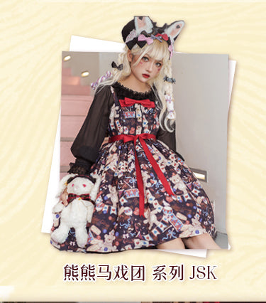 OP♥Ready to Ship♥Bear Circus♥Sweet Lolita Dress
