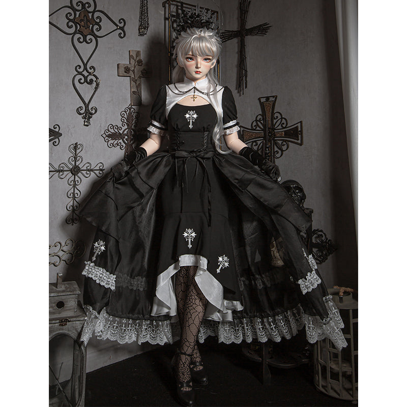 OP♥Ready to Ship♥Prayer of the Dead♥Gothic Lolita Dress