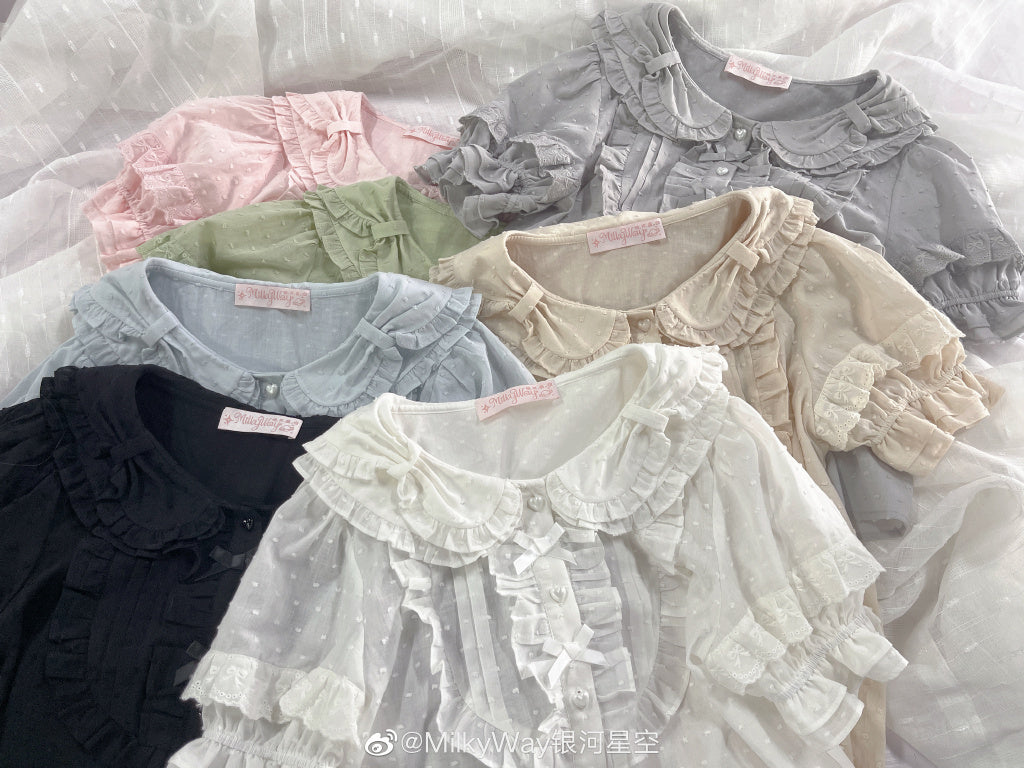 Peter Pan Collar Lolita Dress Blouse