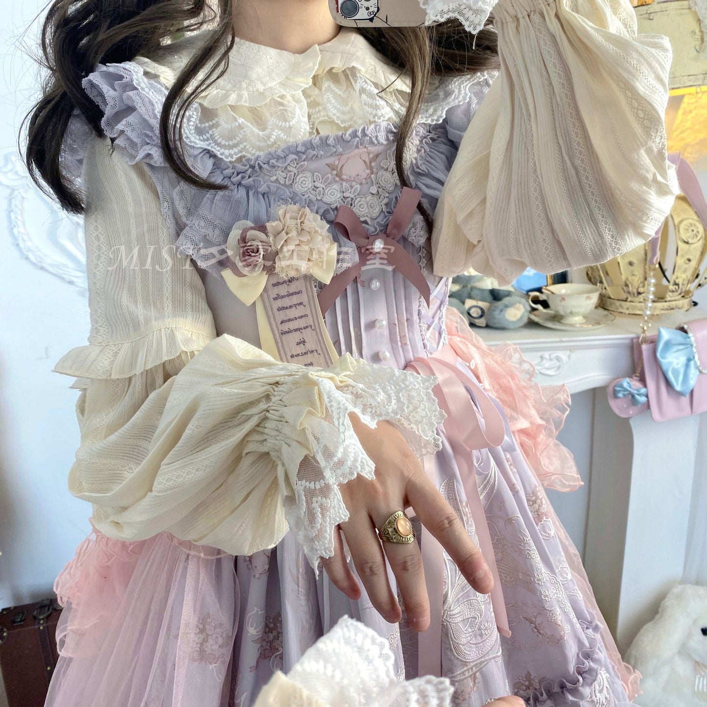 Blouse ♥pre-order 2 weeks♥Cream Sweetheart♥ Sweet Lolita