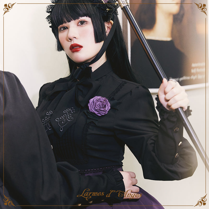 Plus Size♥Blouse♥Ready to Ship♥Chateau Margaux♥Gothic Lolita