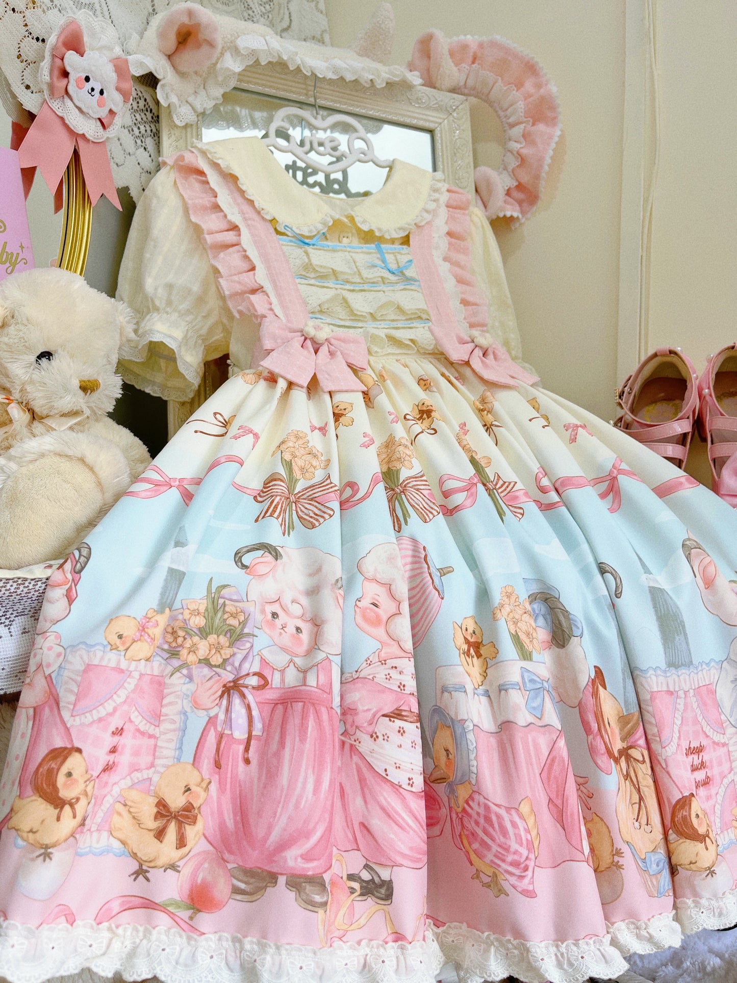 JSK ♥Ready to Ship♥ Sheep Waltz ♥Sweet Lolita Dress