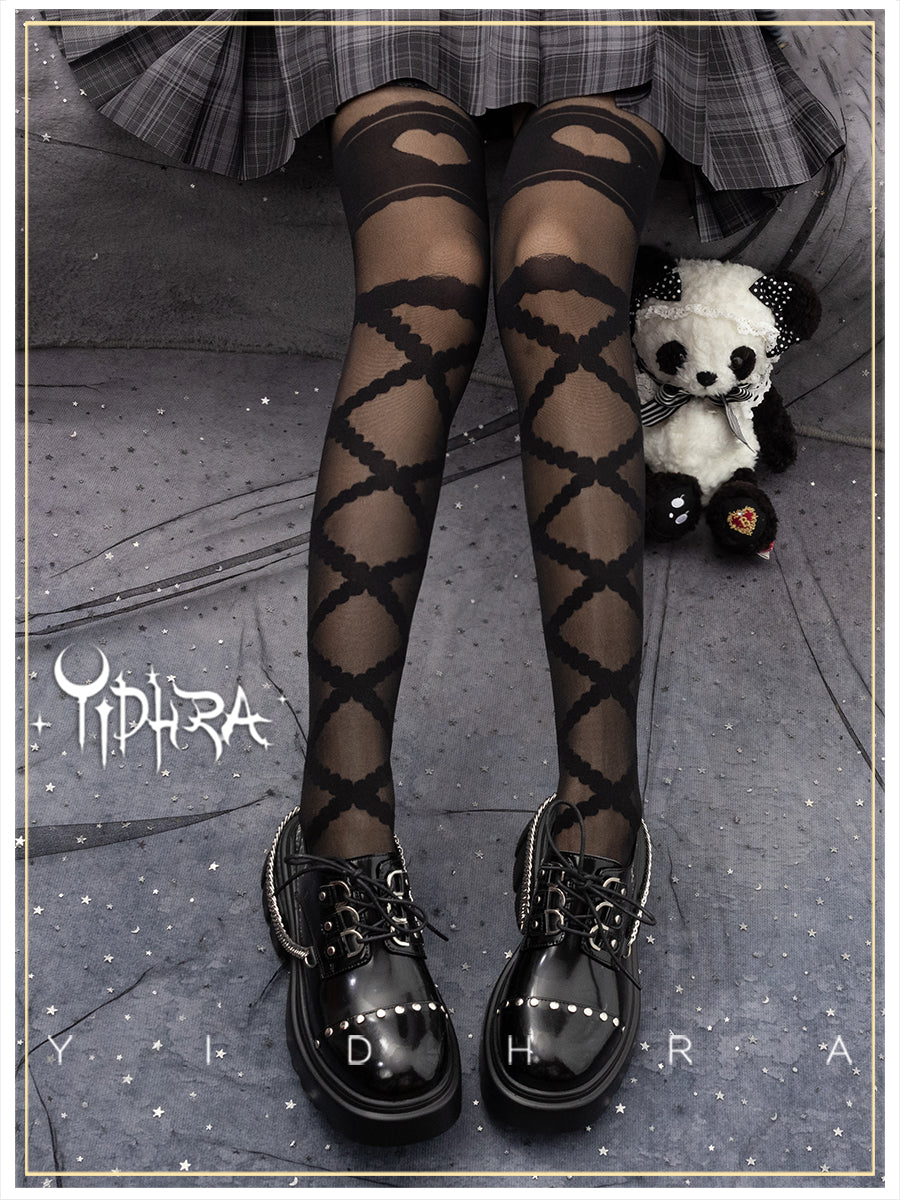 Ribbon Doll Lolita Tights By Yidhra