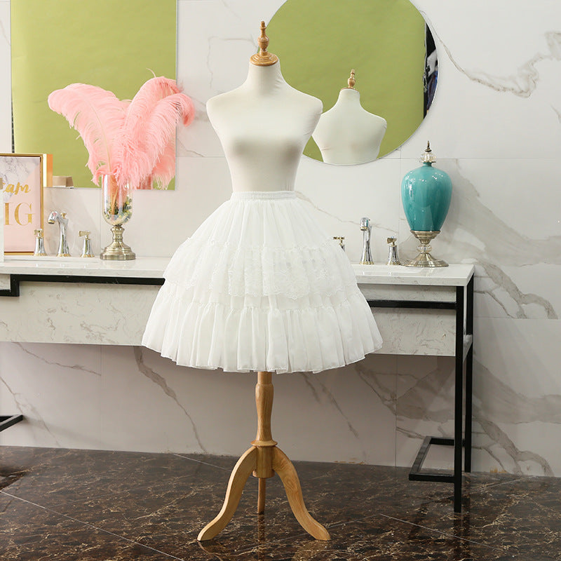 55cm Daily Lolita Dress Petticoat With Fish Bone