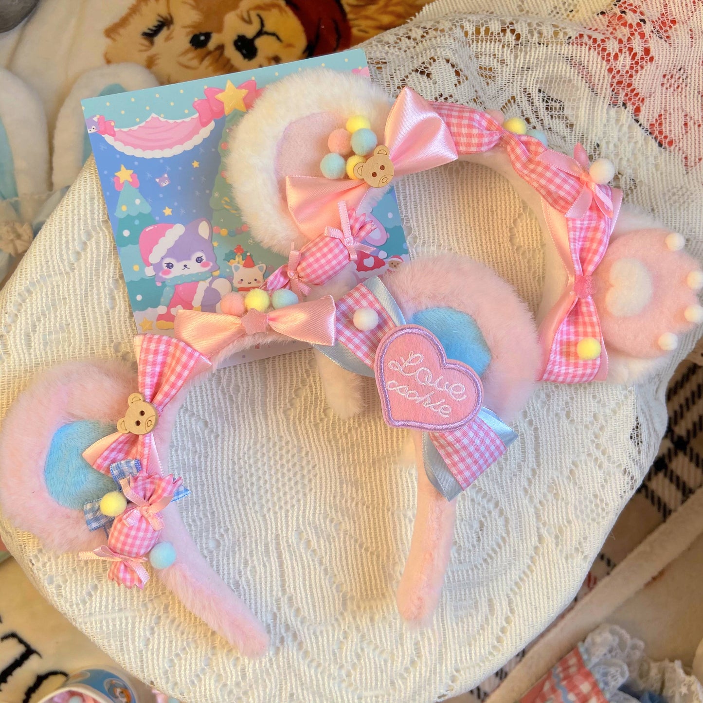 Handmade Sweet Bear Ears KC