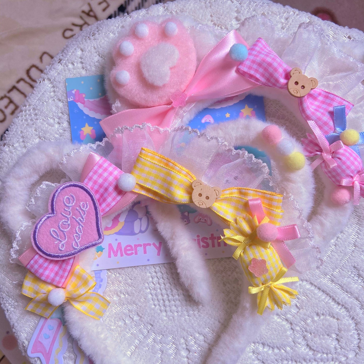 Handmade Sweet Bear Ears KC