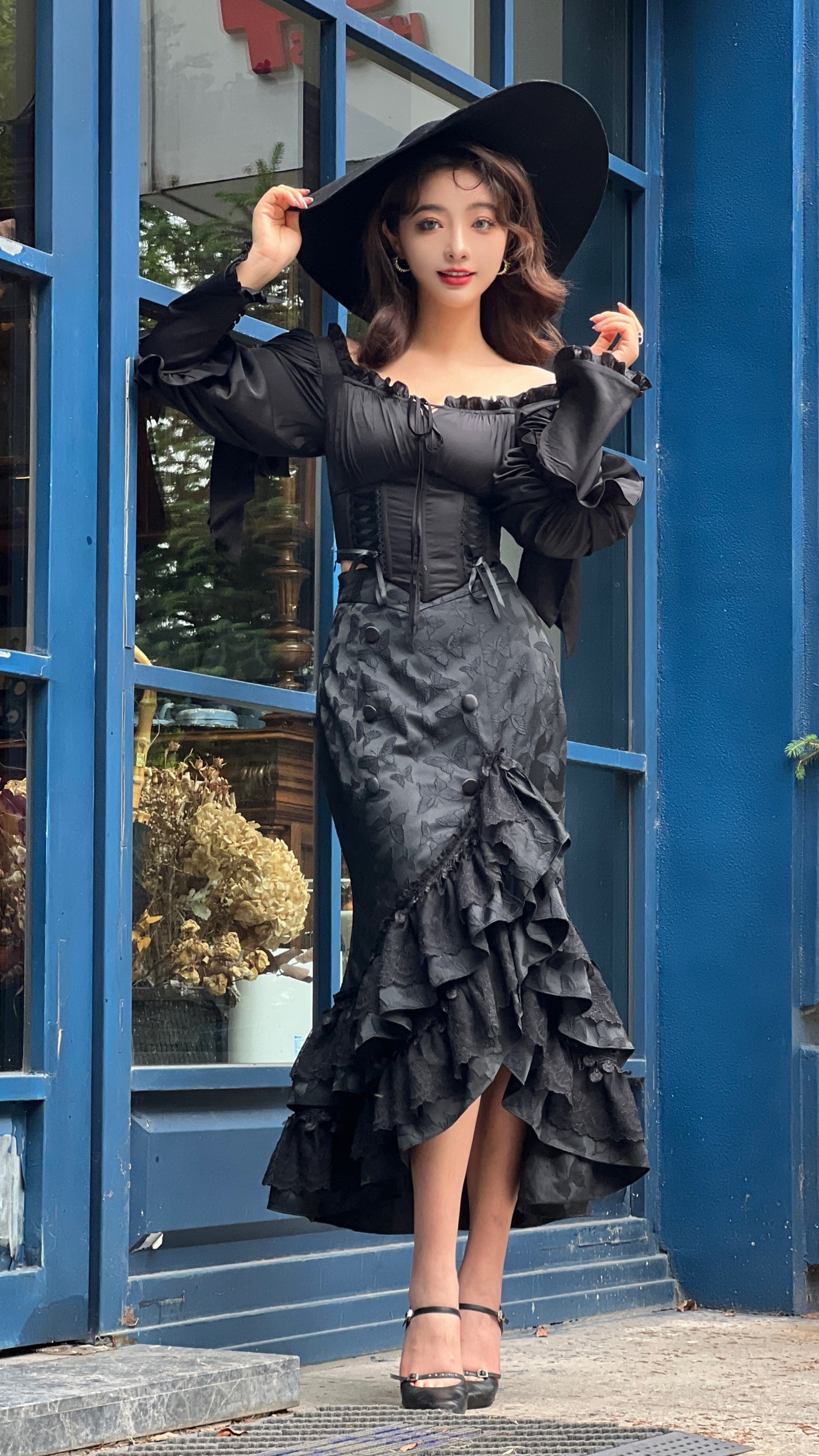 Fishbone Corset Blouse by Airfreeing