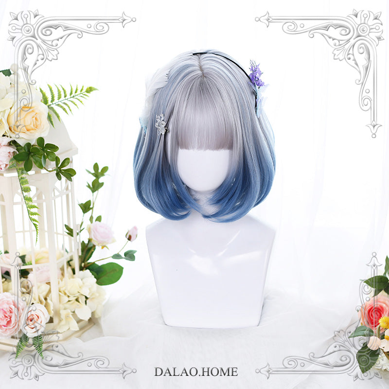 Buckle Short See-through Banged Wig