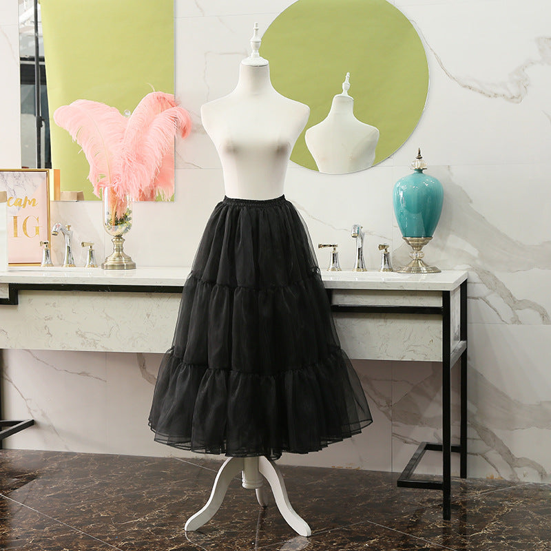 Daily Fluffy 80cm Length A line Shape Petticoat