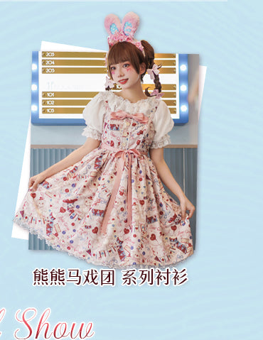 JSK♥Ready to Ship♥Bear Circus♥Sweet Lolita Dress