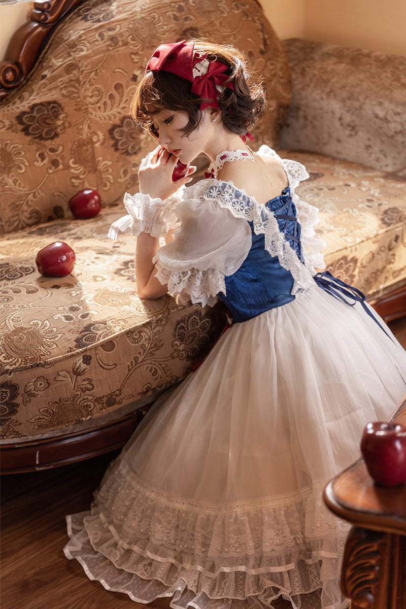 OP Dress♥Ready to Ship♥ White Snow Dance ♥ Sweet Lolita Dress