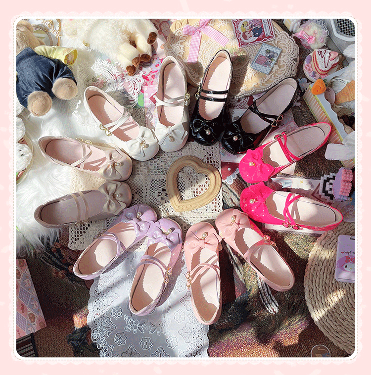 Sweet Lolita Low Heel Shoes-Miss.Winnie