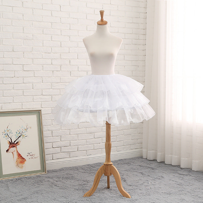 50cm-70cm Super Fluffy Lolita Dress Adjustable Petticoat With Fish Bone