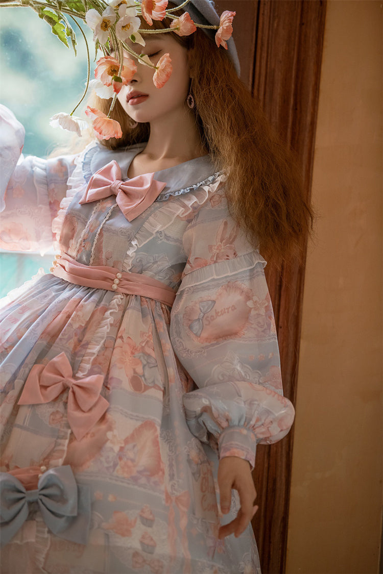 OP♥ Ready to Ship♥Rabbit Candy Wrapper ♥Sweet Lolita Dress