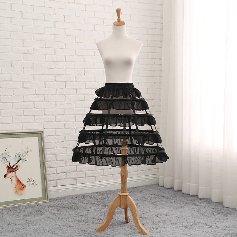60cm Length Fluffy Lolita Dress Petticoat With Fish Bone