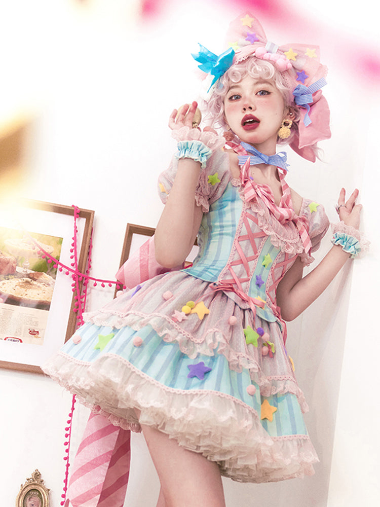 OP Dress Full Set♥Ready to Ship 1 Month♥ Sugar Magic ♥Sweet Lolita Dress