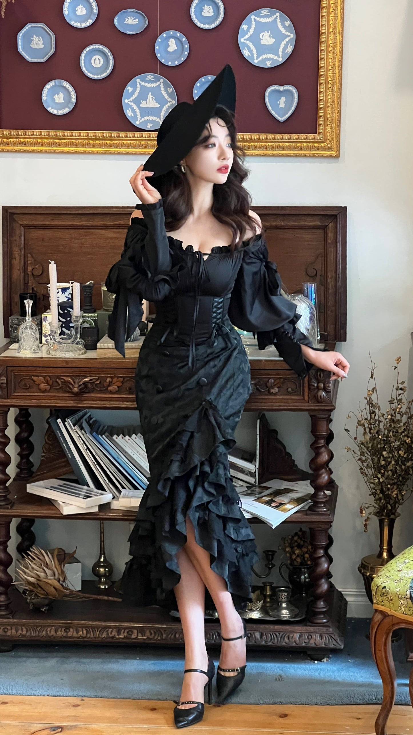Fishbone Corset Blouse by Airfreeing