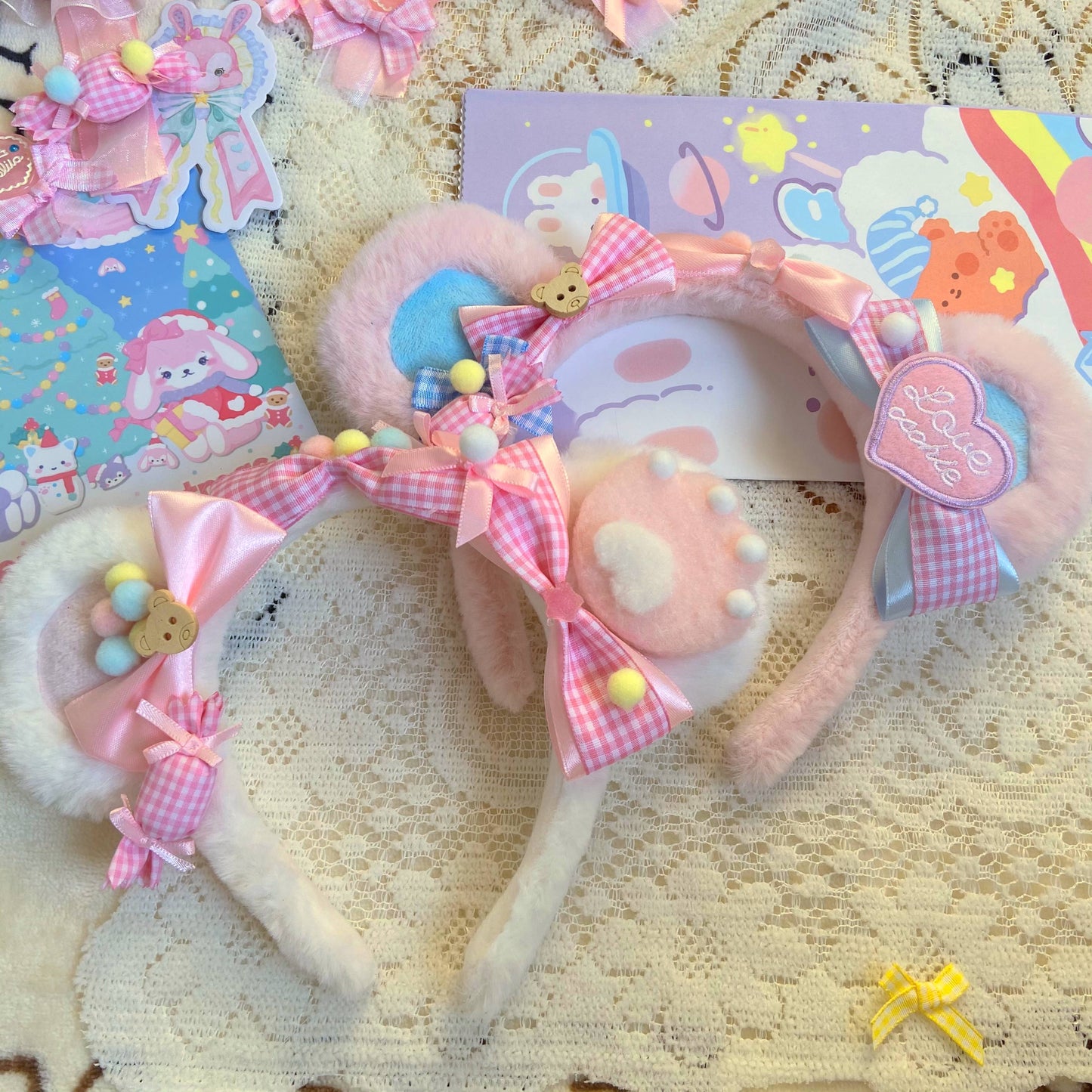 Handmade Sweet Bear Ears KC