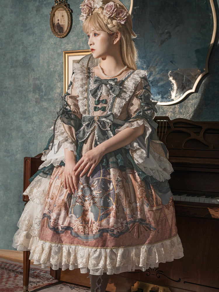 OP ♥Ready to Ship♥Deer God Carols♥Lolita Dress