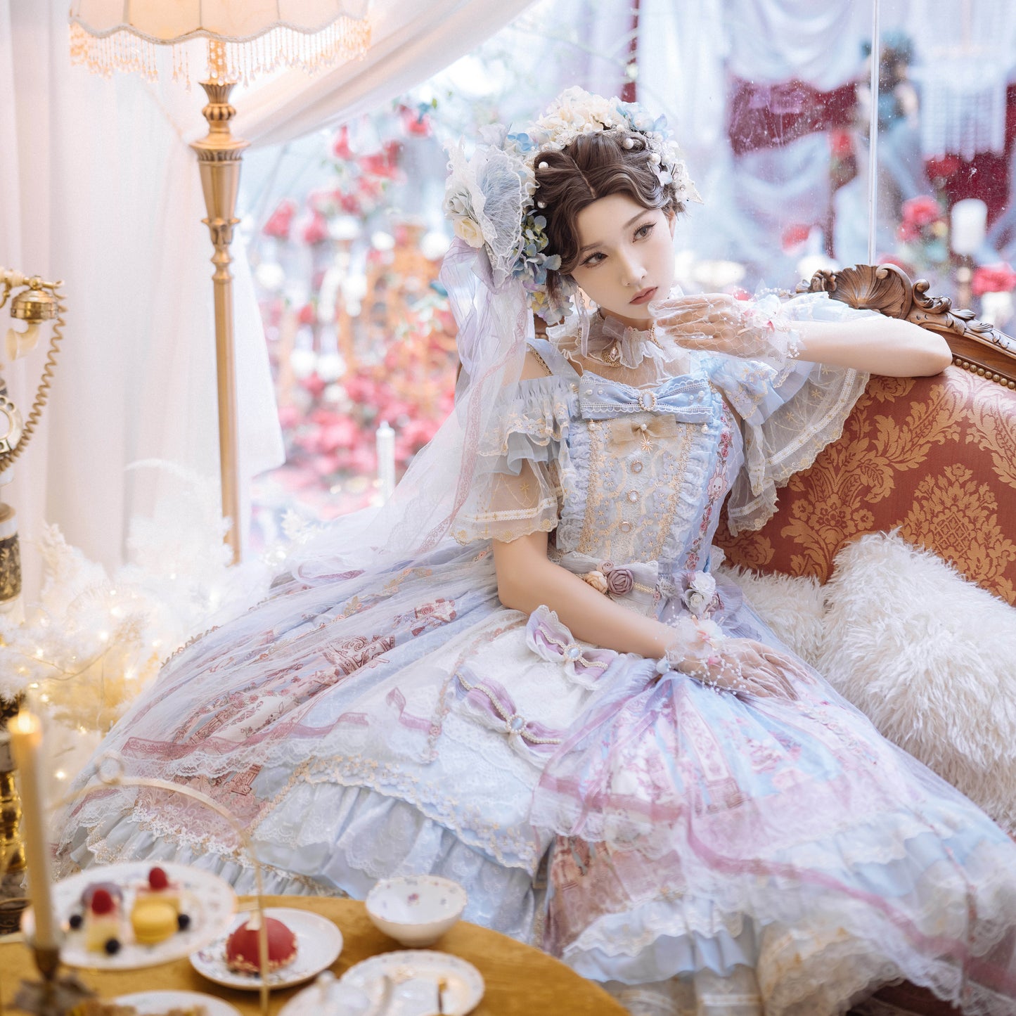JSK Set ♥Ready to Ship♥Song in the moonlight ♥Hime Lolita Dress