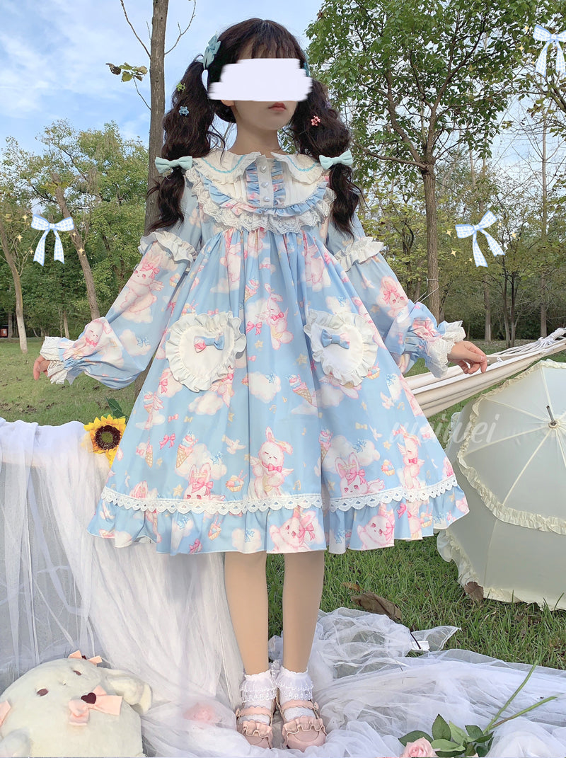 OP Dress♥Ready to Ship♥Cute Rabbit♥ Sweet Lolita Dress