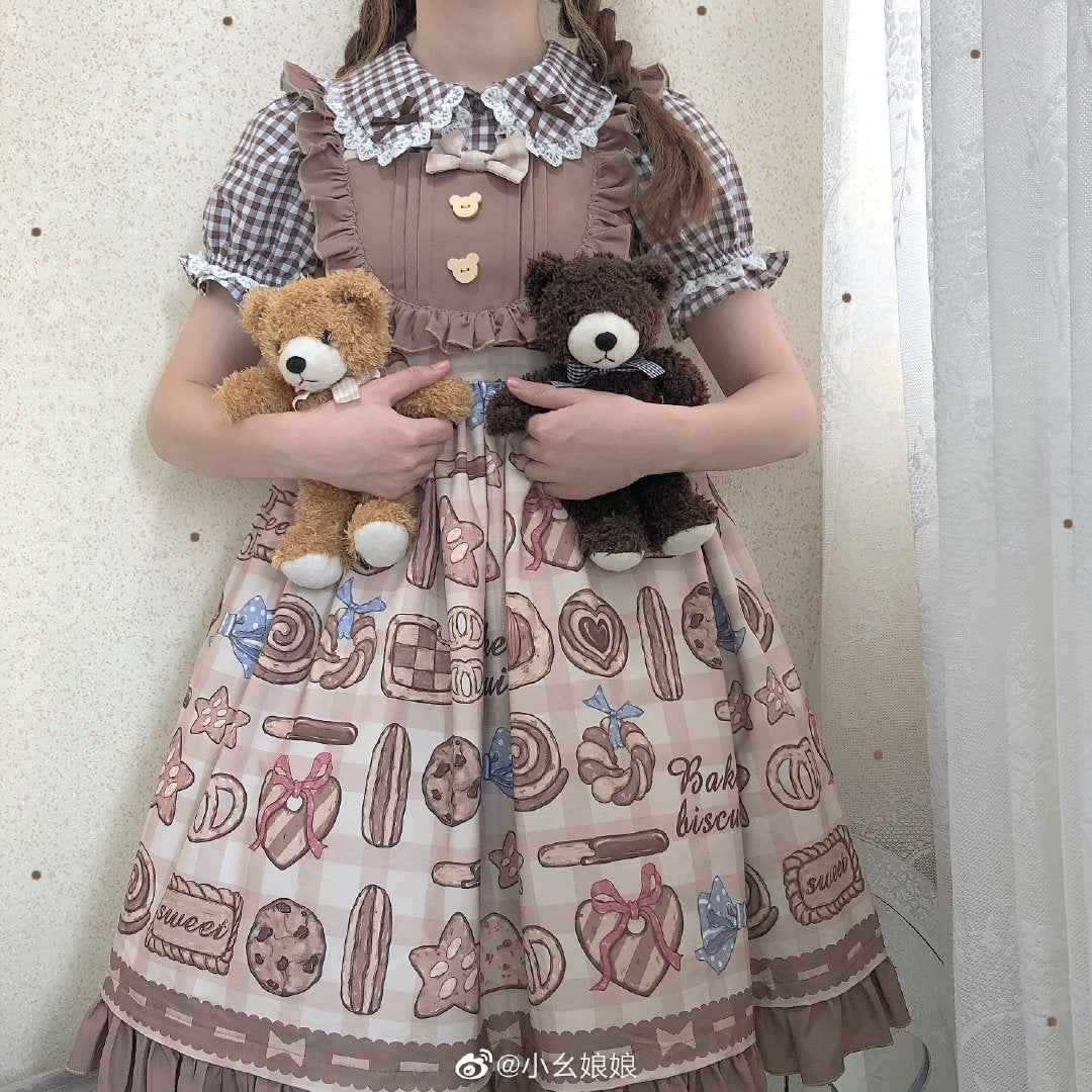 Short Sleeve Plaid Blouse by Daydream