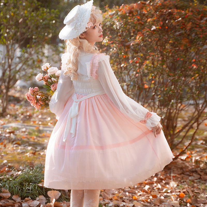 Plus Size♥JSK&Blouse Set♥Ready to Ship♥Fairy Lolita♥Sweet Lolita Dress