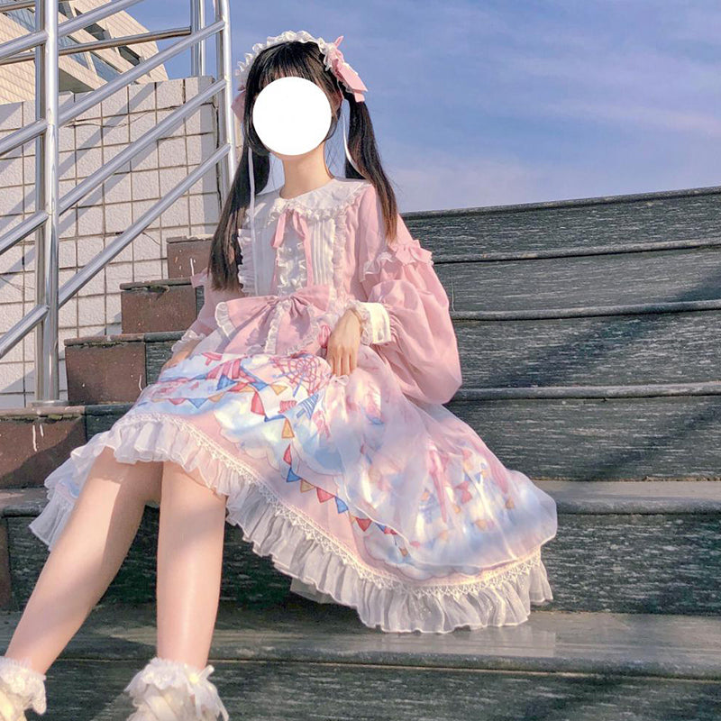 Plus Size♥OP♥Ready to Ship♥Candy World♥Sweet Lolita Dress