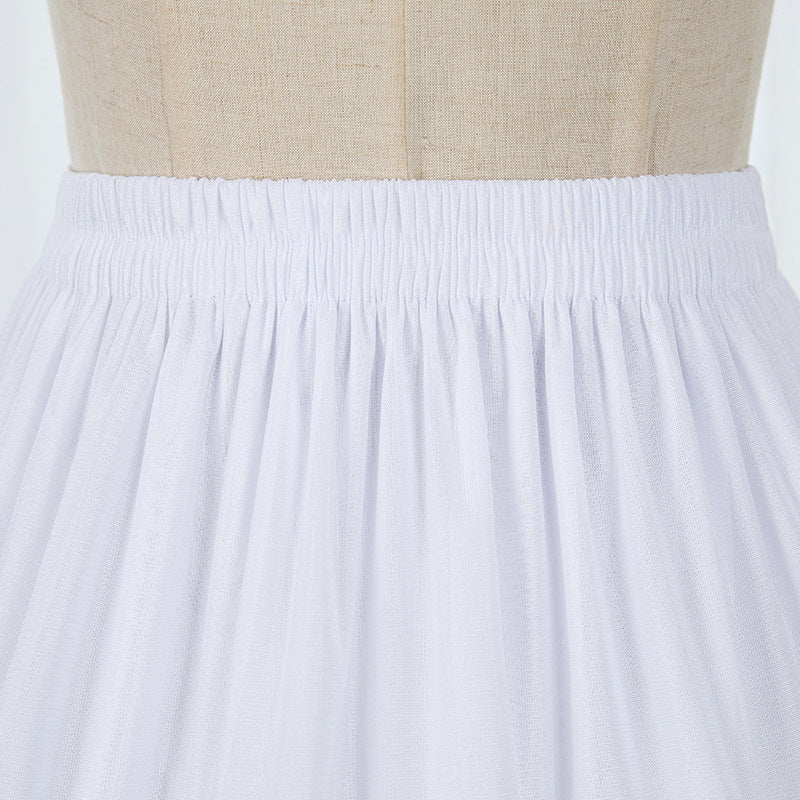 Gold Printing Daily 60cm Length Cloud Petticoat