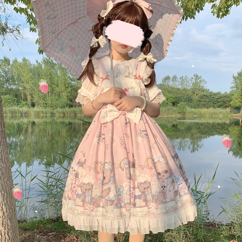 JSK Dress♥Ready to Ship♥Sweet Bear♥ Sweet Lolita Dress