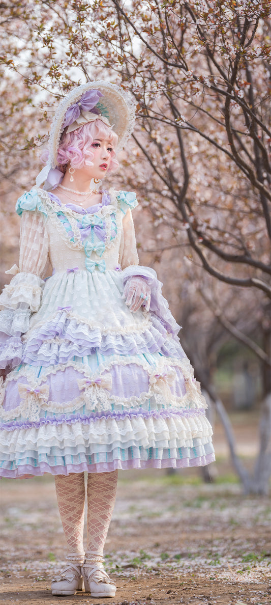 OP Dress ♥Ready to Ship♥Rainbow Bubble ♥Romantic Lolita Dress