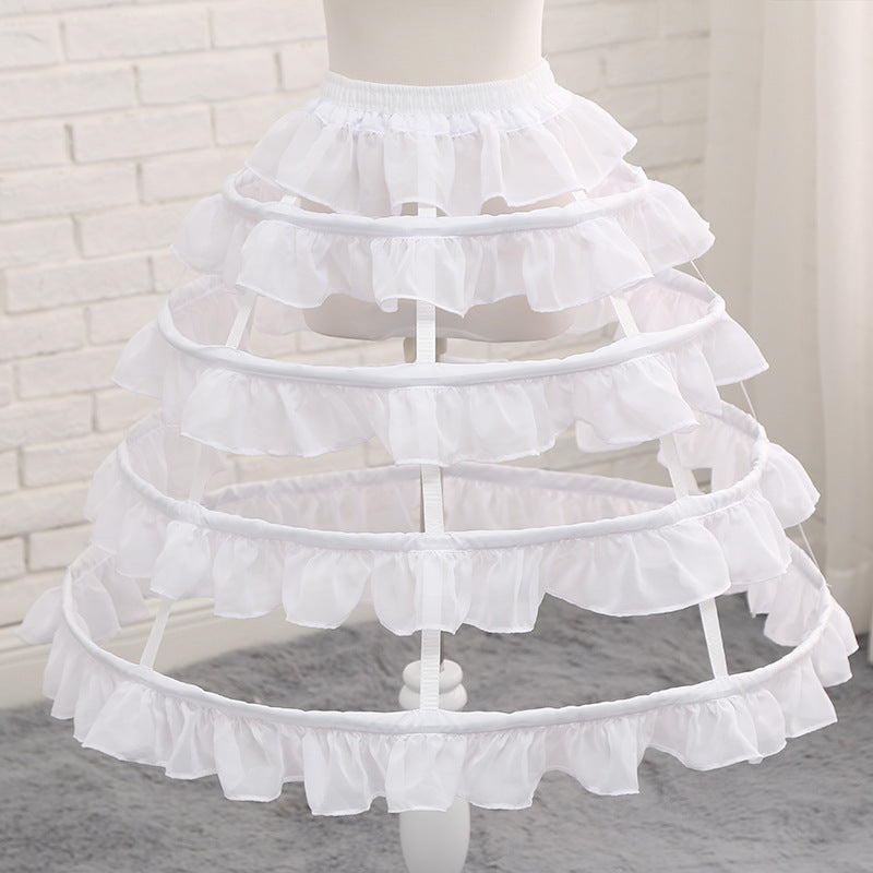60cm Length Fluffy Lolita Dress Petticoat With Fish Bone
