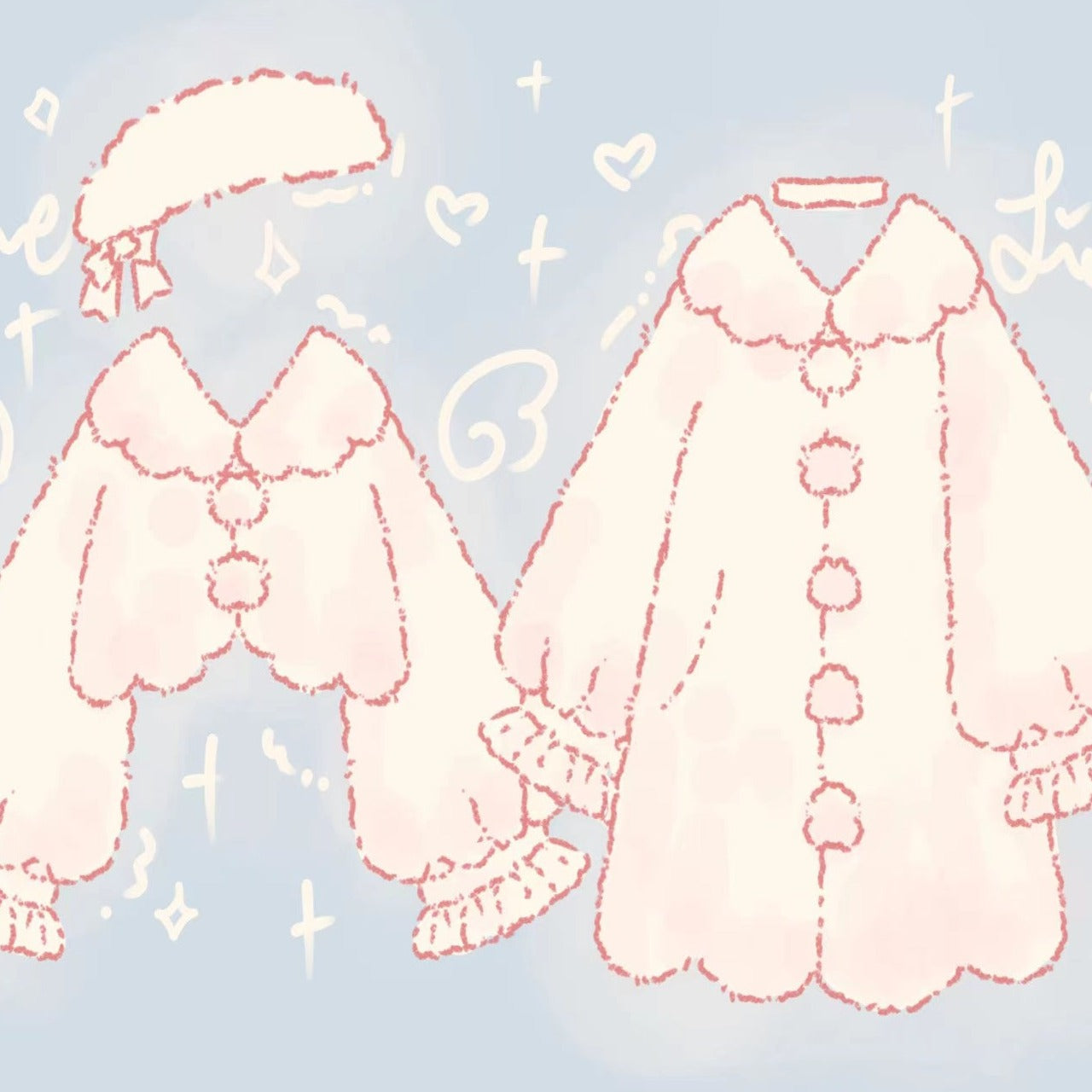 Winter Coats♥Ready to Ship♥Petal Collar Long sleeves Lolita Coat