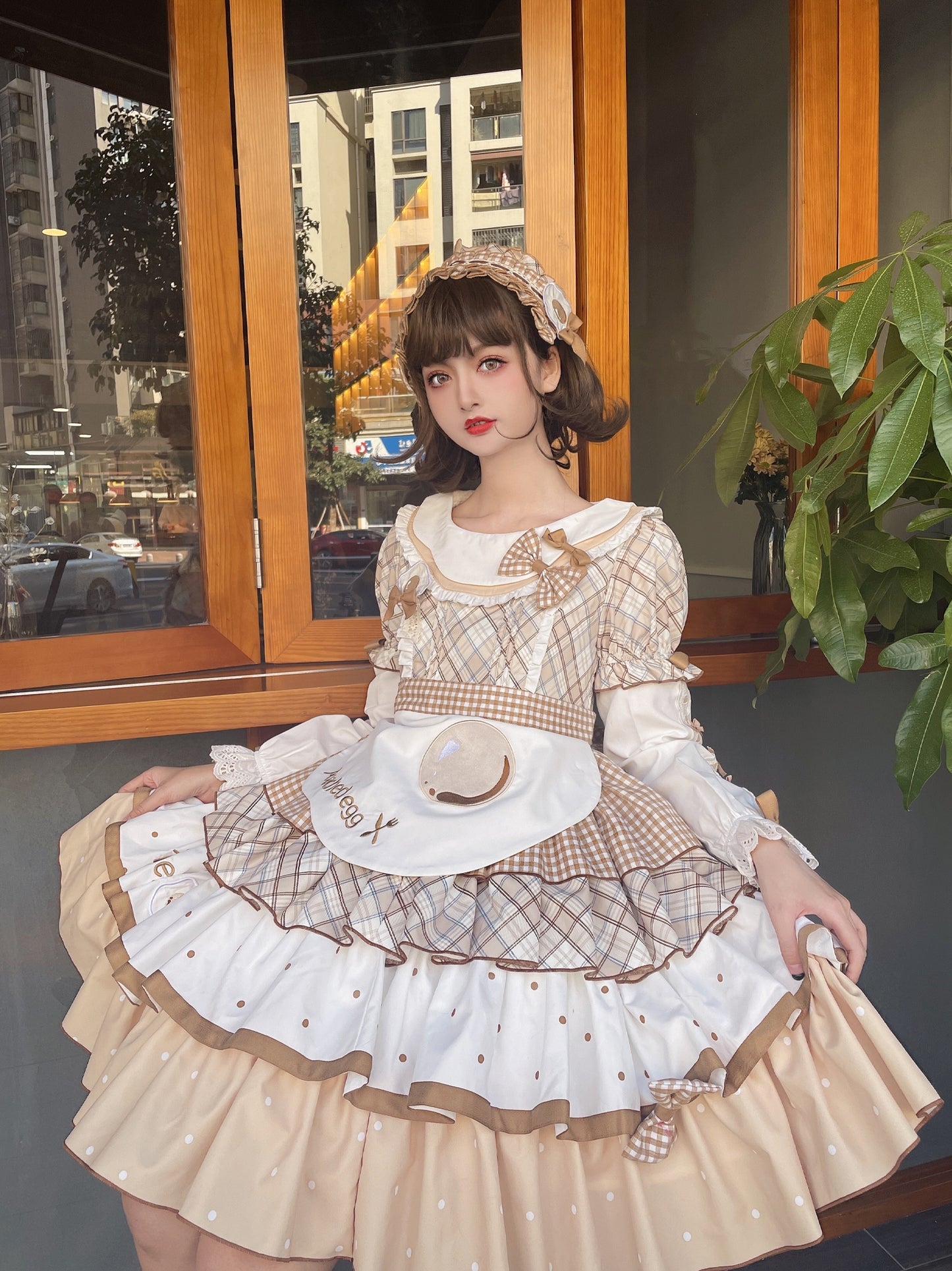 OP♥Ready to Ship♥Poached Egg♥Sweet Lolita Dress