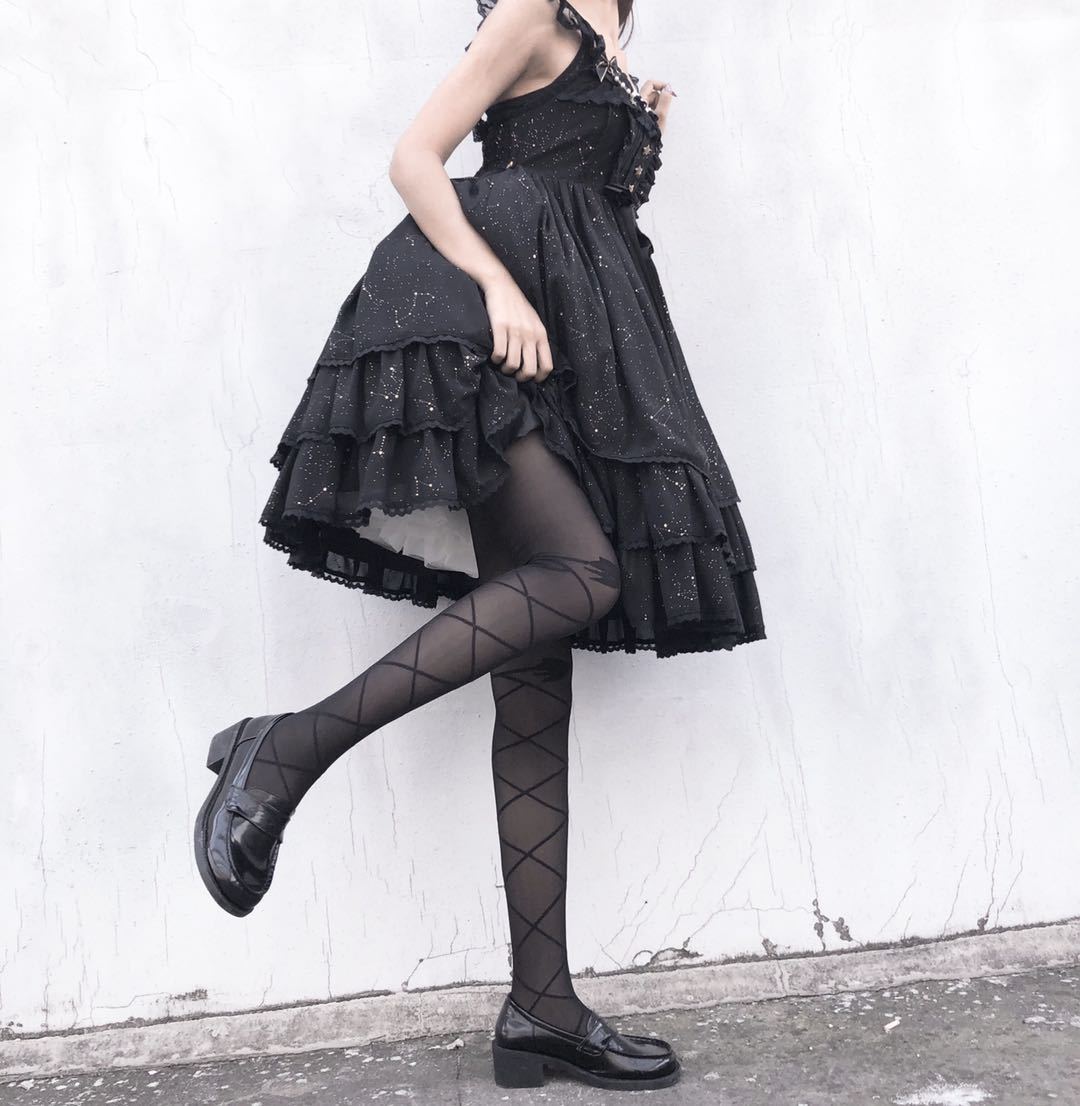 Bow Tie Silk Lolita Tights