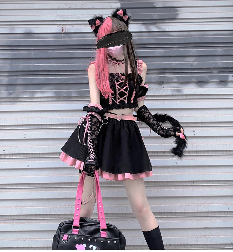 Top&SK Set♥Ready to Ship♥Hot Meow♥Sweet Lolita Dress