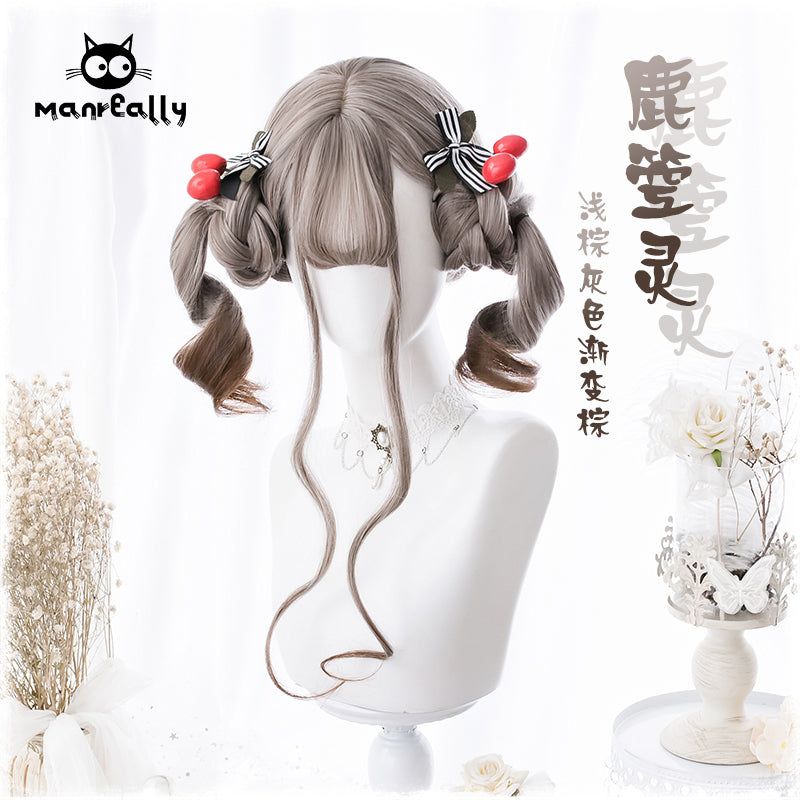 Natural Harajuku Long Curly Lolita Wig