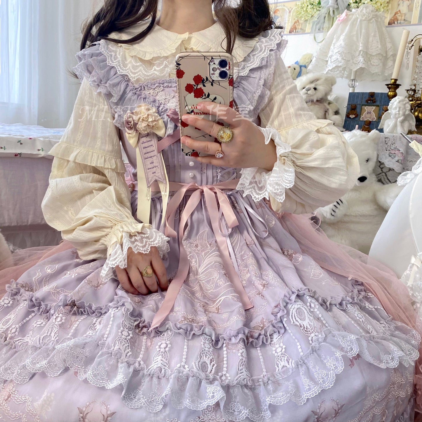 Blouse ♥pre-order 2 weeks♥Cream Sweetheart♥ Sweet Lolita