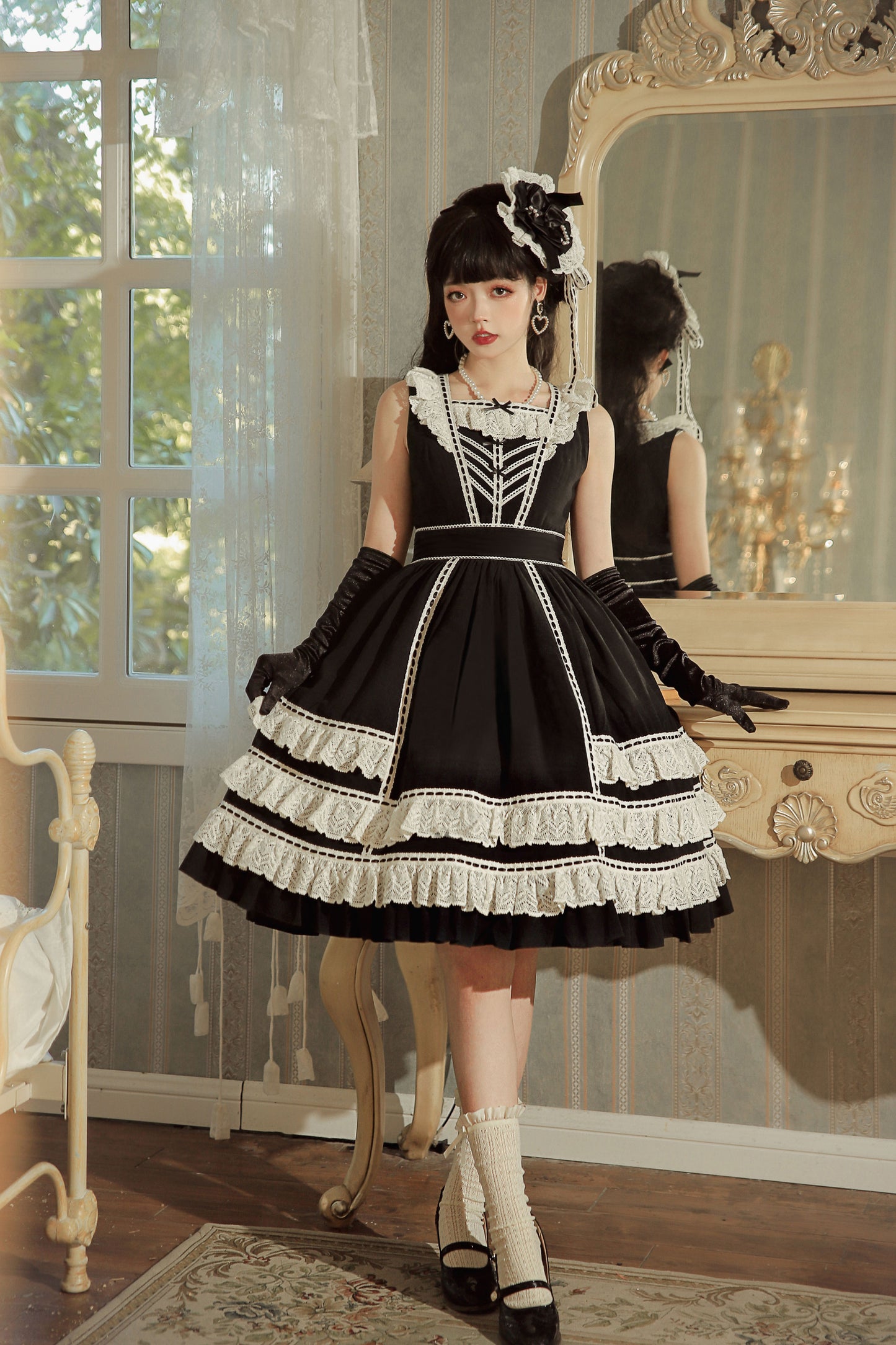 JSK♥Ready to Ship♥Heartbeat points♥Sweet Lolita Dress