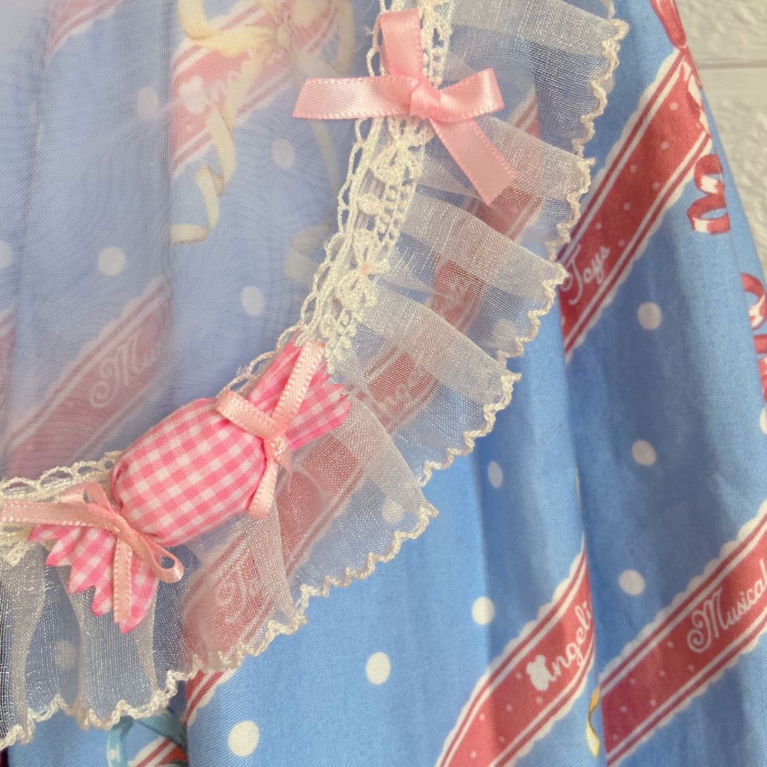 Handmade Sweet Transparent Apron With Bear Decoration