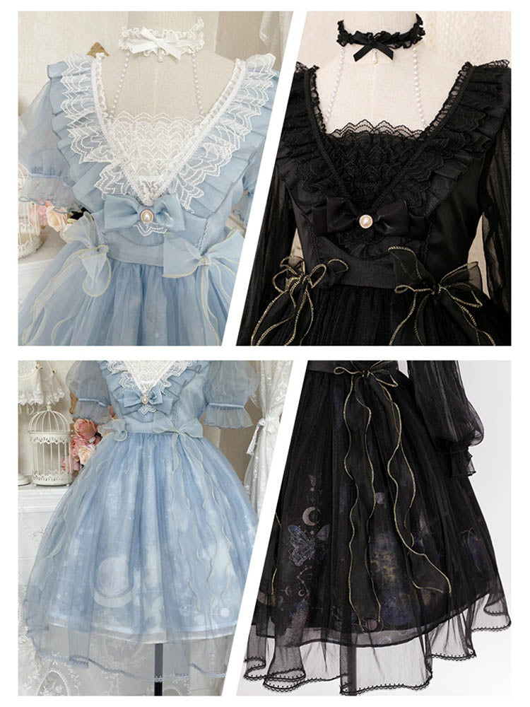 OP♥Ready to Ship♥Planet Butterfly♥Sweet Lolita Dress